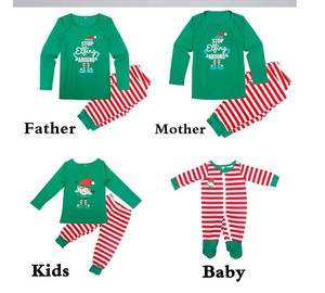 New Fashion <strong>Family</strong> <strong>Matching</strong> Christmas Pyjamas Kids Long Sleeve <strong>Onesie</strong> for <strong>Family</strong> - Product Image 3