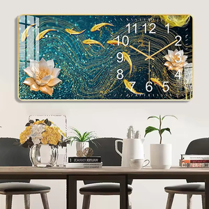 2025 new light luxury living room decorative painting <strong>wall</strong> <strong>clock</strong> porch <strong>wall</strong> <strong>clock</strong> creative <strong>silent</strong> <strong>wall</strong> <strong>clock</strong> - Product Image 1