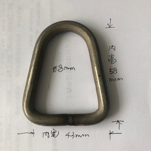 Anillo de Elevación Tipo D de Acero Inoxidable Eda, 43 mm de Ancho Interior, Uso General - Product Image 5