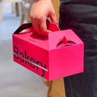 Boîtes en papier personnalisées écologiques pour pâtisseries, gâteaux, beignets, cupcakes, sushis et aliments sucrés