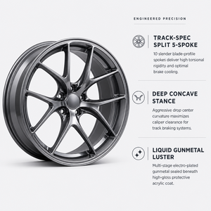 NFY Geschmiedete Räder Monoblock Aluminiumlegierung Gunmetal Tief Konkav 18-24 Zoll 5x114,3 5x112 für Porsche 911 <span class=keywords><strong>GT3</strong></span> Toyota <span class=keywords><strong>GR</strong></span> Supra - Product Image 3
