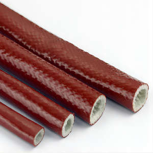 Tubo de Aislamiento Trenzado de Fibra de Vidrio para Mangueras Hidráulicas, Protección de Cables Eléctricos, Funda de Silicona Resistente al Fuego - Product Image 5