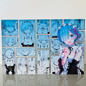 Rem Re:<span class=keywords><strong>Zero</strong></span> - Commencer une nouvelle vie dans un autre monde - Marchandises d'anime - Ornement de bureau 2D - Brique en acrylique cristallin - Product Image 1