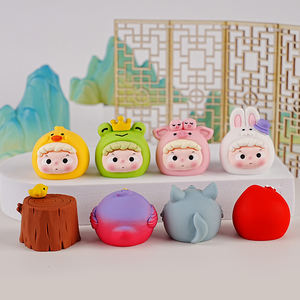 Decorazioni Creative in Resina, Statuette di Personaggi Anime Carini, Ornamenti da Scrivania Trendy per Esposizioni, Scatole a Sorpresa Dipinte - Product Image 2