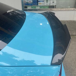 สปอยเลอร์หลังคาร์บอนไฟเบอร์ขัดเงาแบบ PSM สำหรับรถ A3 S3 RS3 8V ลิมูซีนซีดาน ปี 2013-2020 พร้อมเทปติดตั้ง - Product Image 2