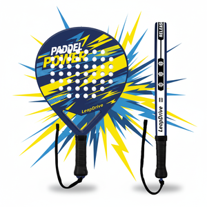 Racchetta da Padel Junio con Motivo a Scacchi, Ultra Leggera, Alta Prestazione, Traspirante, in Poliestere, Portatile - Product Image 4