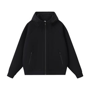 Sudadera con Capucha y Cremallera Unisex, Gruesa, de Color Sólido, Algodón Líquido Gomeiji, Ropa Exterior Informal para Otoño e Invierno - Product Image 5