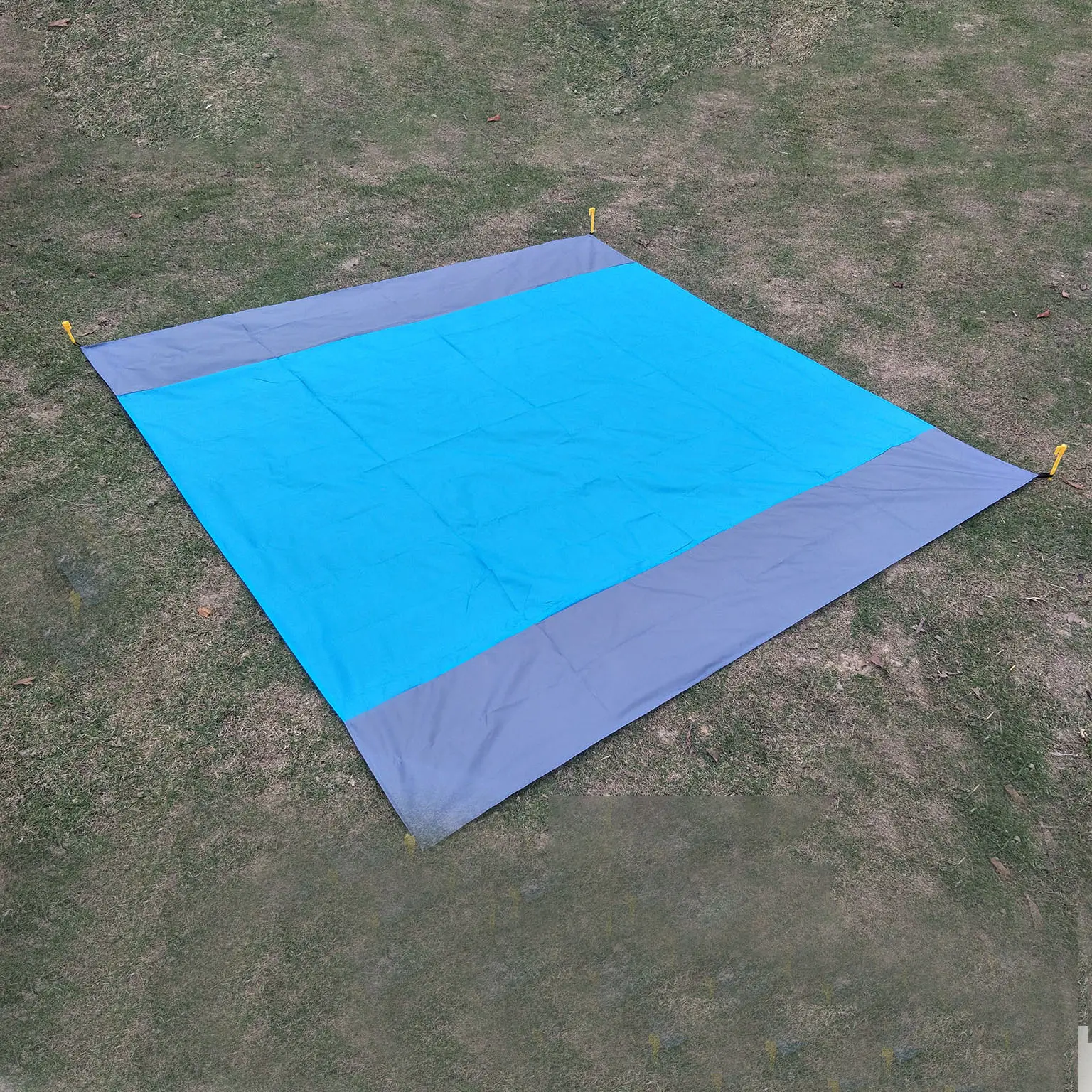 3000d Outdoor Blauwe Reizen Klimmen Wandelen Picknickkleed Waterdichte Draagbare Partij Camping Mat Matras