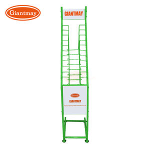 חוט מתכת מותאם אישית 10 עיתונים תצוגה עיתון סטנד מתלה מחזיק מגזין ספרים מעמד חופשי ספרות מדף עבור ספרייה - Product Image 2