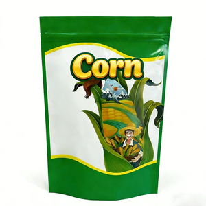 Sacs d'emballage alimentaire personnalisés imprimés finition mate pour aliments pour animaux, chips de <span class=keywords><strong>banane</strong></span>, maïs, avec fermeture éclair auto-adhésive - Product Image 1