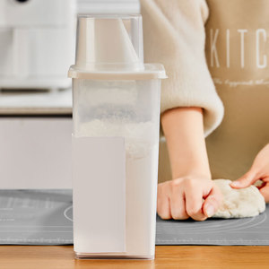 Herramienta organizadora de cocina hermética, caja de almacenamiento de alimentos de granos secos, Cubo de mijo sellado, contenedor dispensador de arroz - Product Image 1
