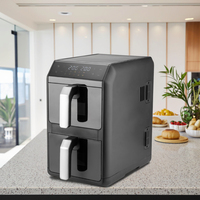 Four à friteuse à air numérique électrique 9,5 L - 8 préréglages, surface antiadhésive, protection contre la surchauffe, cuisson sans huile pour un usage domestique