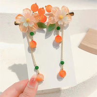 19 couleurs d'épingles à cheveux pour enfants, accessoires de cheveux mignons, fleurs, papillons, pompons, pinces à cheveux chinoises