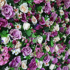 Parete Floreale 3D Personalizzata Moderna ed Ecologica per Decorazioni Nuziali Interne, in Seta e Plastica, 40x60cm, Sfondo Scenico con Rose - Product Image 4