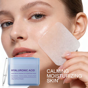 Lingettes hydratantes à l'acide hyaluronique IREV, marque privée, 80 lingettes pour le soin quotidien de la peau, lingettes en coton OEM. - Product Image 4