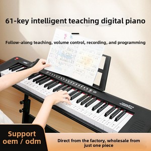 <span class=keywords><strong>Piano</strong></span> électronique intelligent pour l'éducation de la petite enfance, multifonctionnel, portable, 61 touches, clavier <span class=keywords><strong>numérique</strong></span> avec volume réglable - Product Image 1