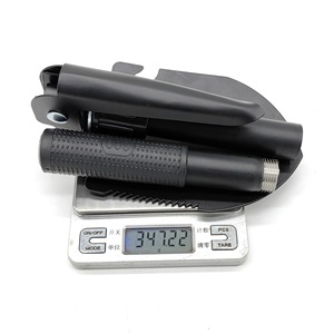Pelle de survie multifonctionnelle pliable 4-en-1 en acier inoxydable, mini pelle de camping portable pour les situations <span class=keywords><strong>d</strong></span>'urgence en voiture - Product Image 4