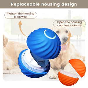 Juguete Interactivo Electrónico para Perros y Gatos, Pelota Inteligente con Movimiento Automático, Salto y Rotación, Silicona Ecológica, Estilo Moderno y Lujoso - Product Image 4
