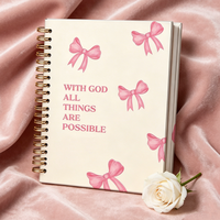 Cuaderno Espiral Kawaii Personalizado, Páginas Gruesas, Diario con Tapa Dura Personalizada para Niñas, Regalo para Tomar Notas Diarias