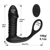 Plug Anal vibrant télécommandé godemichet anal masseur de prostate gode bâton de masturbation adulte gay jouet sexuel pour fétiche