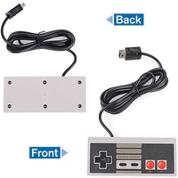 Mando de Juego con Cable Clásico Retro para Nintendo NESes PC USB Joystick Control de Juego Manette Joypad