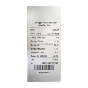Aire Acondicionado Split a Gas con Compresor GMCC, Refrigerante R410a, Montaje en Pared para Uso en Hoteles, Solo Frío - Product Image 5