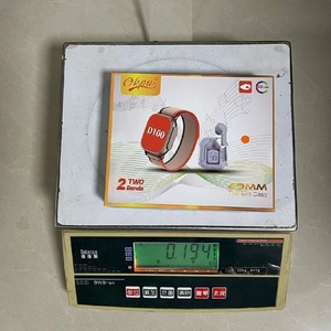 Hotsale D100 siêu thông minh đồng hồ 2.1inch HD màn hình bluetooth cuộc gọi Tai nghe 2 in1 Thể Thao Smartwatch - Product Image 1