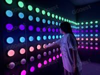 Nouveau bouton lumineux interactif à LED 2025 : Expérience de jeu immersive pour parcs d'attractions et de sports en intérieur