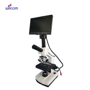 CCD Camera Laboratory Biological External Display XSP-08T CX30 CX21 CX23 Digital Microscope Price with LCD Screen