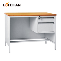 Meubles de bureau commerciaux modulaires modernes, bureau d'ordinateur en acier