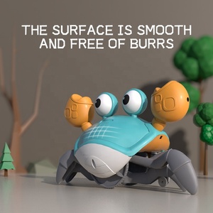 Quà Tặng cho bé Đồ chơi âm nhạc 2-4 năm chạy bằng pin cua chạy bằng điện cua bò cua bé Đồ chơi cua có cảm biến - Product Image 6