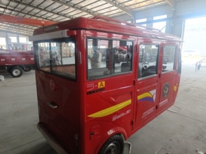 Tuk-tuk à essence tout-terrain pour passagers avec chauffage, autonomie de 400-500 km, 6 places, direction à poignée, tricycle à moteur - Product Image 4
