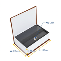 Coffre-fort portable dissimulé pour la maison, boîte de rangement de livres avec serrure à clé