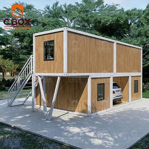 บ้านสำเร็จรูป Cbox Modern 2 ชั้น โครงสร้างเหล็กเบา วิลล่าพักตากอากาศ ห้องนอนแบบแผงแซนวิช บ้านคอนเทนเนอร์แบบถอดประกอบได้ - Product Image 5