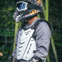 Nouvelle protection corporelle de motocross, gilet de protection pour moto, MX, VTT, ATV, veste de protection du haut du corps, protection du dos, protection de la poitrine