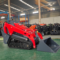 Minipala Gommata V1000 con Cingoli Triangolari Allargati, Motore Diesel da 25 CV, Potenza Affidabile, Macchinario per Costruzioni Forestali
