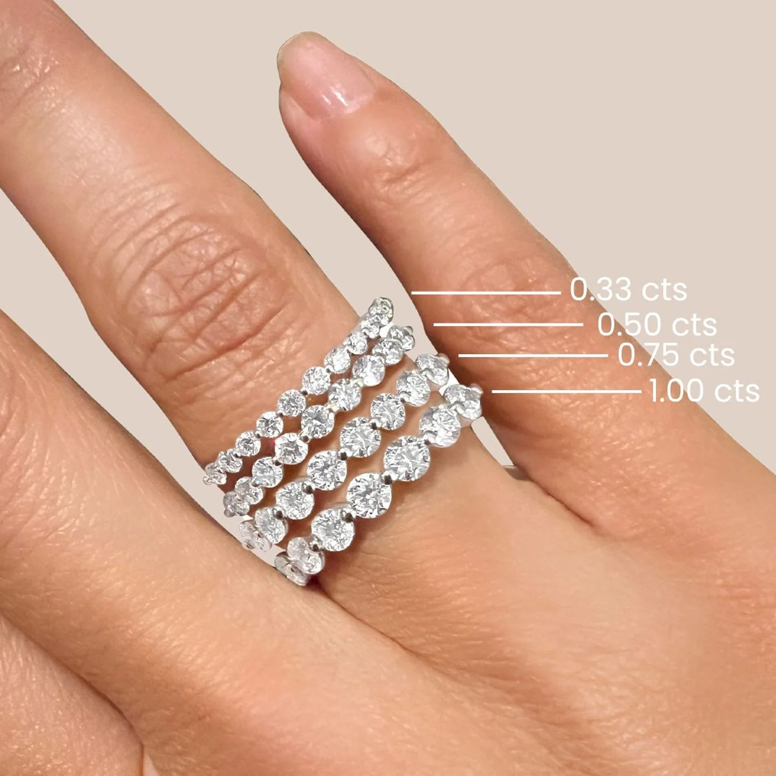 แหวนเพชรเดี่ยวมรกต