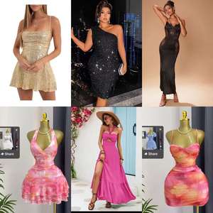 Venta caliente <span class=keywords><strong>barata</strong></span> <span class=keywords><strong>ropa</strong></span> Casual marca vestido <span class=keywords><strong>de</strong></span> las mujeres <span class=keywords><strong>de</strong></span> la fábrica al por mayor entrega aleatoria Sshhein pacas marca nueva <span class=keywords><strong>ropa</strong></span> Stock - Product Image 6