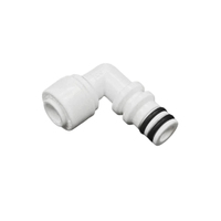Coude à connexion rapide 1/4'' vers 1/4'', double joint torique anti-fuite, connecteur pour boîtier de filtre à eau à membrane RO