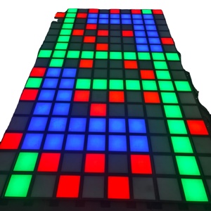 Piste de danse LED Super Grid Active, jeux de sol LED à pixels, dalles à pixels sensibles à la pression, jeux interactifs de pression pour salle - Product Image 5