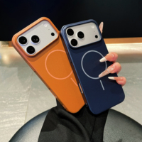 Coque de protection magnétique PC effet métallique pour iPhone 18 17 16 15 14 13 12 11 Pro Max, haute esthétique, antichute