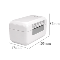 Printer Label termal pintar Mini 3 inci, warna-warni untuk penerimaan POS & pengiriman POS Bluetooth & koneksi USB untuk penggunaan di gudang