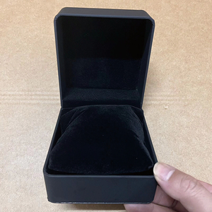 Factory Direct Sale Classic Black PU Leather <b>Watch</b> & Jewelry Box Custom Logo for Men Women Bracelet <b>Case</b> Luxury Gift Packaging - Product Image 2