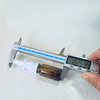 10ml bouteille de pulvérisation nasale en verre ambré blanc en plastique pompe à brouillard diffuseur d'huile buse médicale échantillon gratuit disponible 50ml 100ml tailles