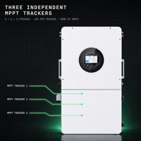 Inverter Hybrid Tenaga Surya Gelombang Sinus Murni IP65 48v 18000W 18KW Split Phase untuk Sistem Tenaga Surya Rumah Tangga