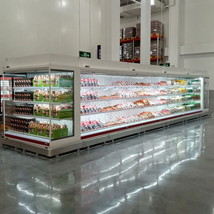 Réfrigérateur vertical multi-étagères GENERALFUSHI pour l'affichage des légumes et des fruits en supermarché avec technologie de circulation d'air optimale - Product Image 6