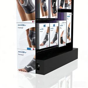Support d'affichage en métal durable sur pied avec crochets, support de rangement pour équipement de gym et articles de sport pour suspendre des produits - Product Image 6