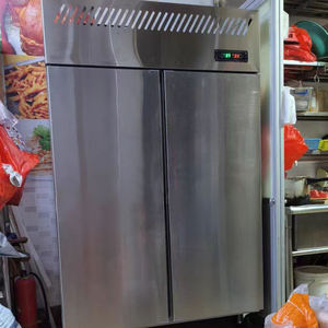 Congélateur commercial Flishel pour cuisine, réfrigérateur à pâtisserie à 2 portes, capacité de 1000 L, réfrigérateur vertical pour <span class=keywords><strong>kimchi</strong></span>, congélateur supérieur - Product Image 1