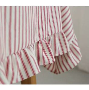 <span class=keywords><strong>Tovaglia</strong></span> in <span class=keywords><strong>cotone</strong></span> <span class=keywords><strong>rosa</strong></span> stile rustico con balze e righe, lavabile, per tavoli rettangolari, ideale per feste e matrimoni - Product Image 3