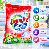Poudre à lessiver OEM adaptée à un usage domestique et professionnel, efficace contre diverses taches de tissu, la saleté et les taches alimentaires